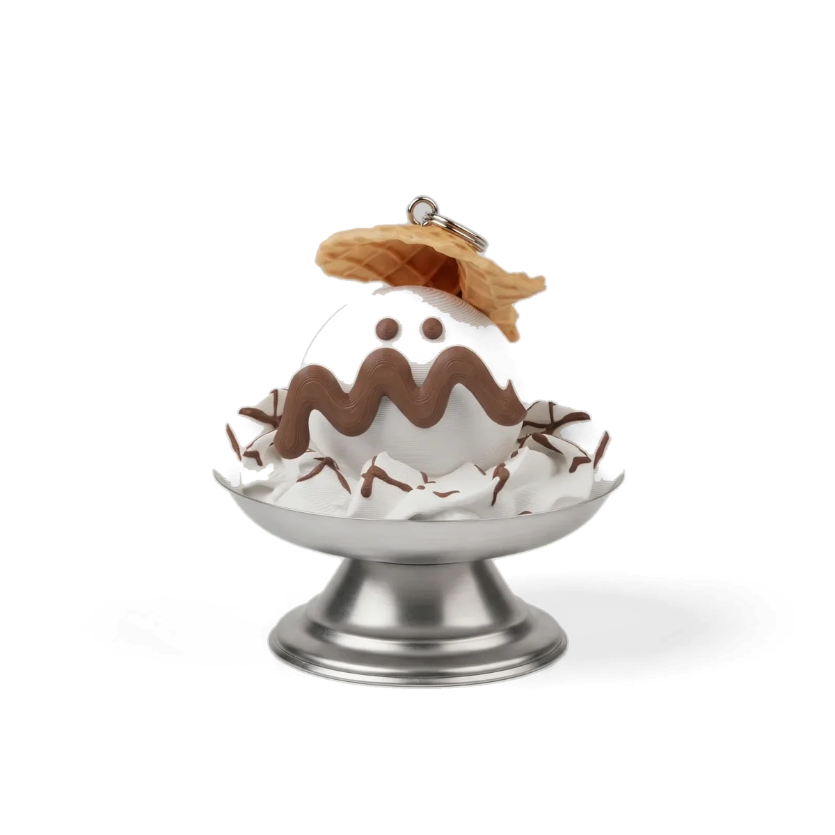 Figura del postre Órale de Crepes & Waffles, impresa en 3D
